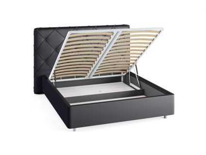 Кровать Сонум Manhattan Вельвет Латте (с подъемным механизмом) 140х200