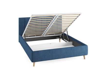 Кровать Сонум Alma Экокожа Коричневая (с подъемным механизмом)