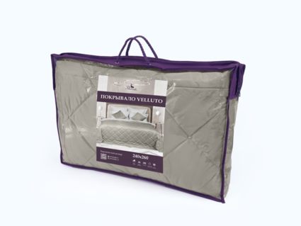 Покрывало Primavelle Velluto тауп 240х260