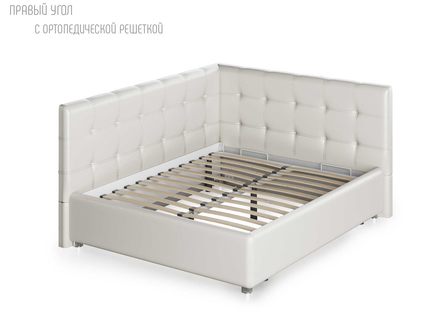 Кровать Nuvola Sabina угловая Velutto 26