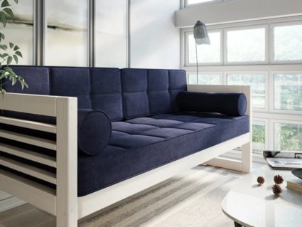 Диван Арско Сега трехместный синий Длина 173 см