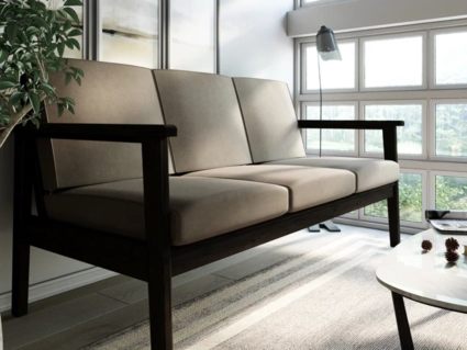 Диван Арско Лориан трехместный бежевый