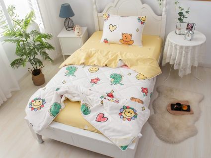 Комплект постельного белья Софи де Марко Смайл (желтый) с одеялом 190