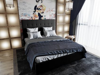 Кровать Димакс Нордо Альбус с подъемным механизмом 140х190