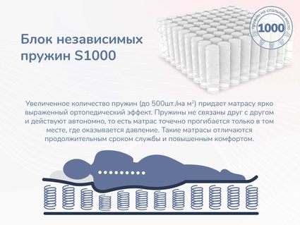 Матрас Димакс Relmas Various S1000 200х200