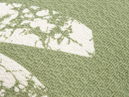 Декоративная подушка Tkano Ethnic Flowers с рисунком и кисточками 30х45