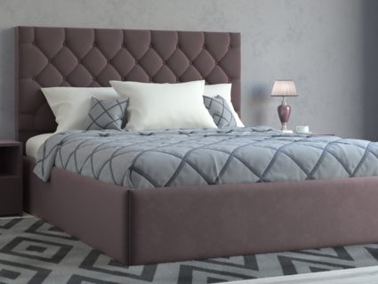 Кровать Lonax Элоиза велюр Dolly-17 (с основанием)