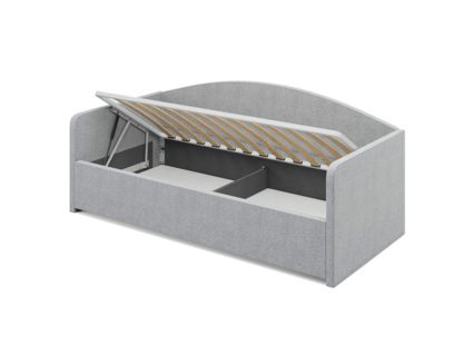 Кровать Сонум Uno Рогожка Деним (с подъемным механизмом) 120х190