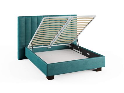 Кровать Сонум Barbara Рогожка Мокко (с подъемным механизмом) 200х190