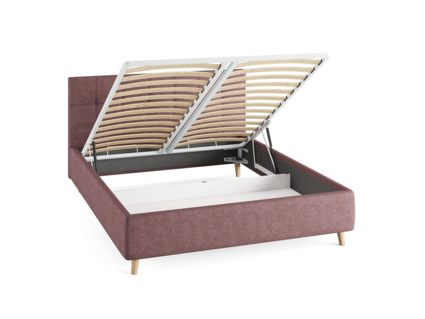 Кровать Сонум Bella Кашемир Латте (с подъемным механизмом) 80х200