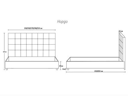 Кровать Димакс Нордо Опал 90х200
