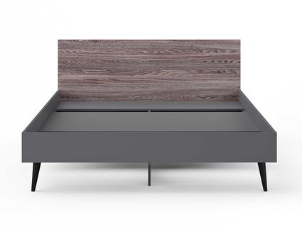 Кровать Сонум Ines Ясень анкор + серый 160х190
