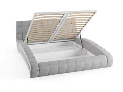 Кровать Сонум Milano Экокожа Белая (с подъемным механизмом) 140х190