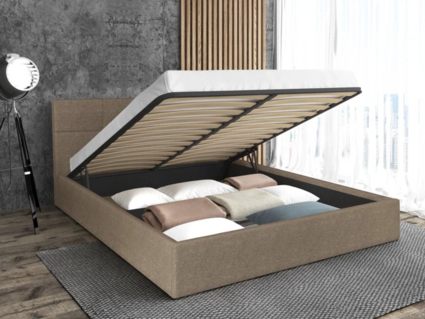 Кровать Sontelle Belart Malta Beige с подъемным механизмом