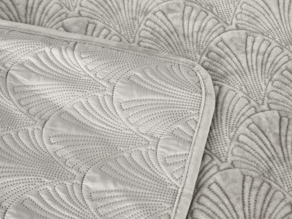 Покрывало Софи де Марко Розалин (светло-серое) 240х260