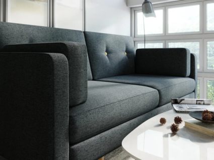 Диван Арско Ингвар М двухместный серый